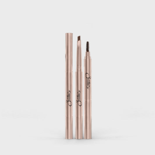 Retractable Brow Pencil with Spoolie Brush - Light image